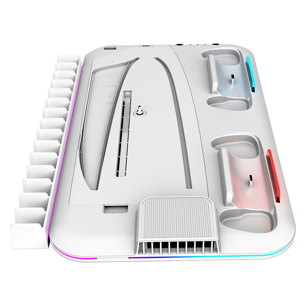 BASE DE CARGA MULTIFUNCIONAL KRAB KBDS5 C/COOLER/SOPORTE P/PS5 (WHITE)