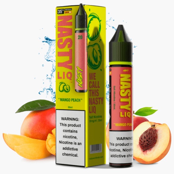 SALT NASTY NEW 30ML 35MG MANGO PEACH