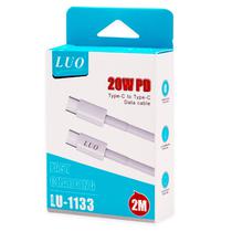 CABLE LUO LU-1133 USB-C A LIGHTNING 2M