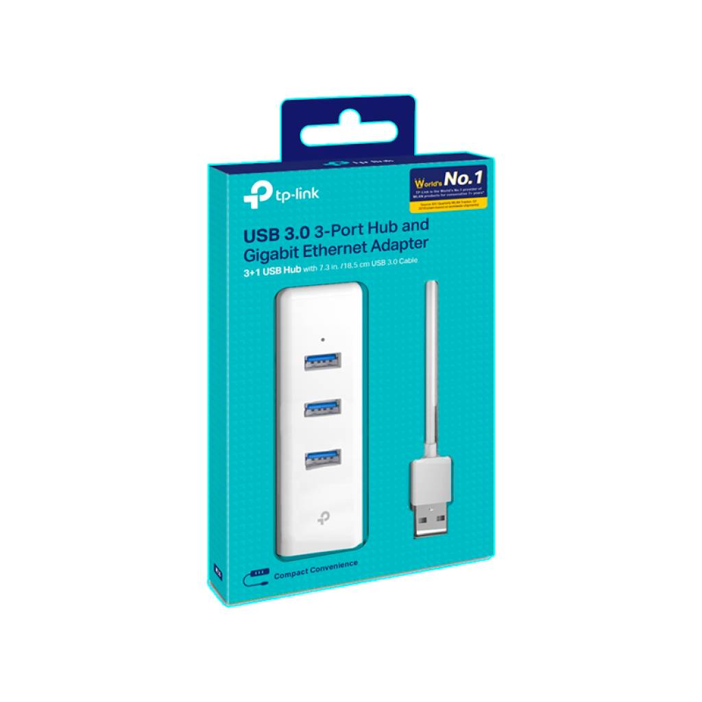 HUB USB TP-LINK 3 PUERTOS USB 3.0 + PUERTO LAN EAN-13