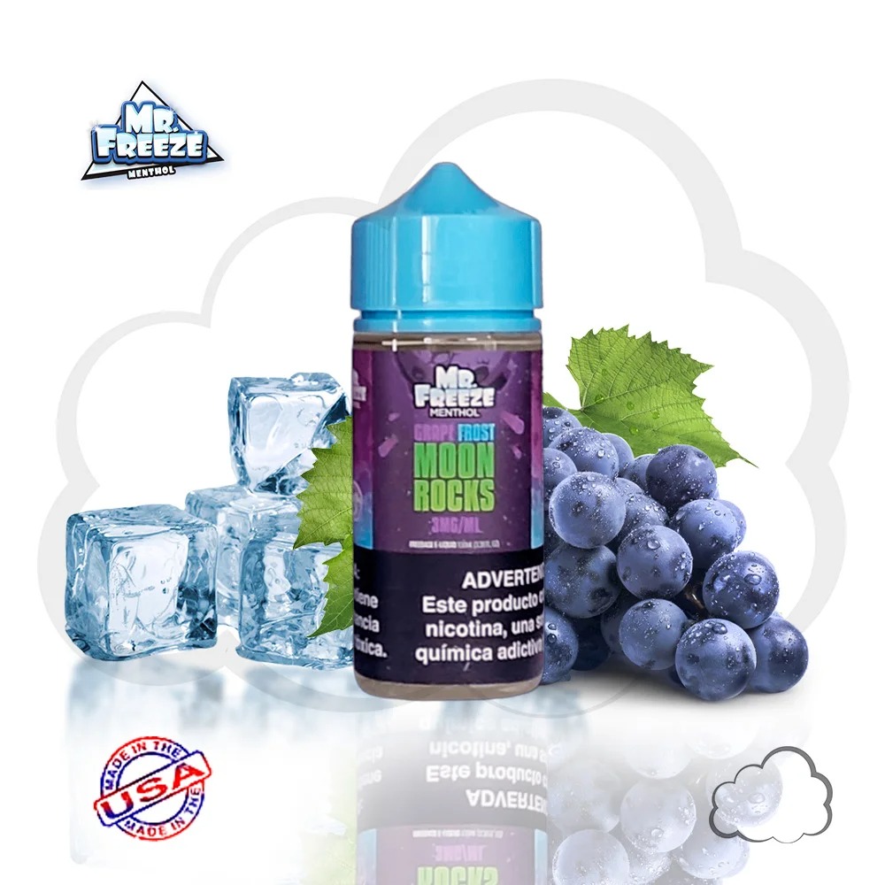 ESENCIA MR FREEZE 100ML 3MG MOONROCK GRAPE FROST
