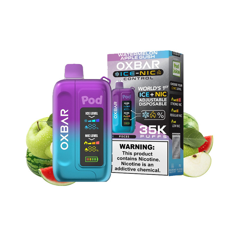 OXBAR 35K ICE+NIC WATERMELON APPLE GUSH