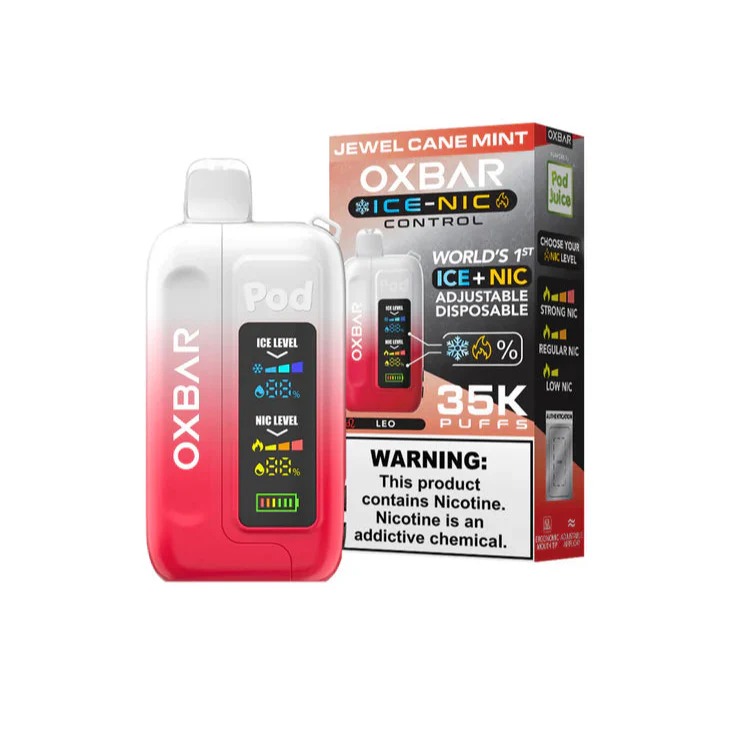 OXBAR 35K ICE+NIC JEWEL CANE MINT