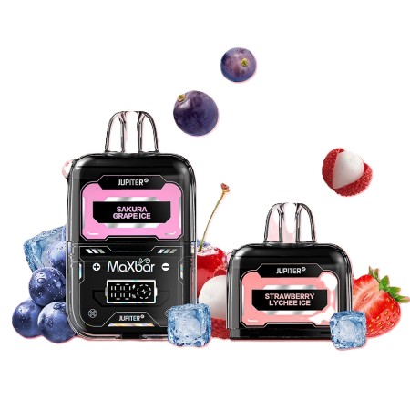 MAXBAR JUPITER 20K SAKURA GRAPE ICE + STRAWBERRY LYCHEE ICE