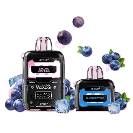 MAXBAR JUPITER 20K SAKURA GRAPE ICE + BLUEBERRY ICE