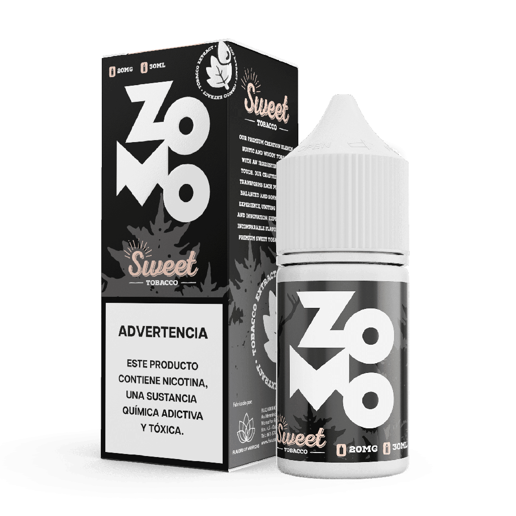 SALT ZOMO 30ML 50MG SWEET TOBACCO