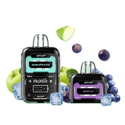 MAXBAR JUPITER 20K SOUR APPLE ICE + GRAPE ICE
